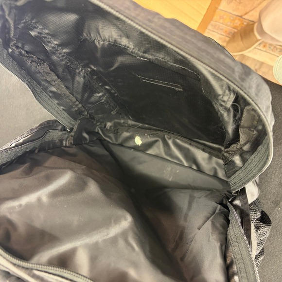 EUC LL Bean Super Deluxe XL Backpack Book Pack Bookbag 41L Black 290888 - Picture 7 of 14